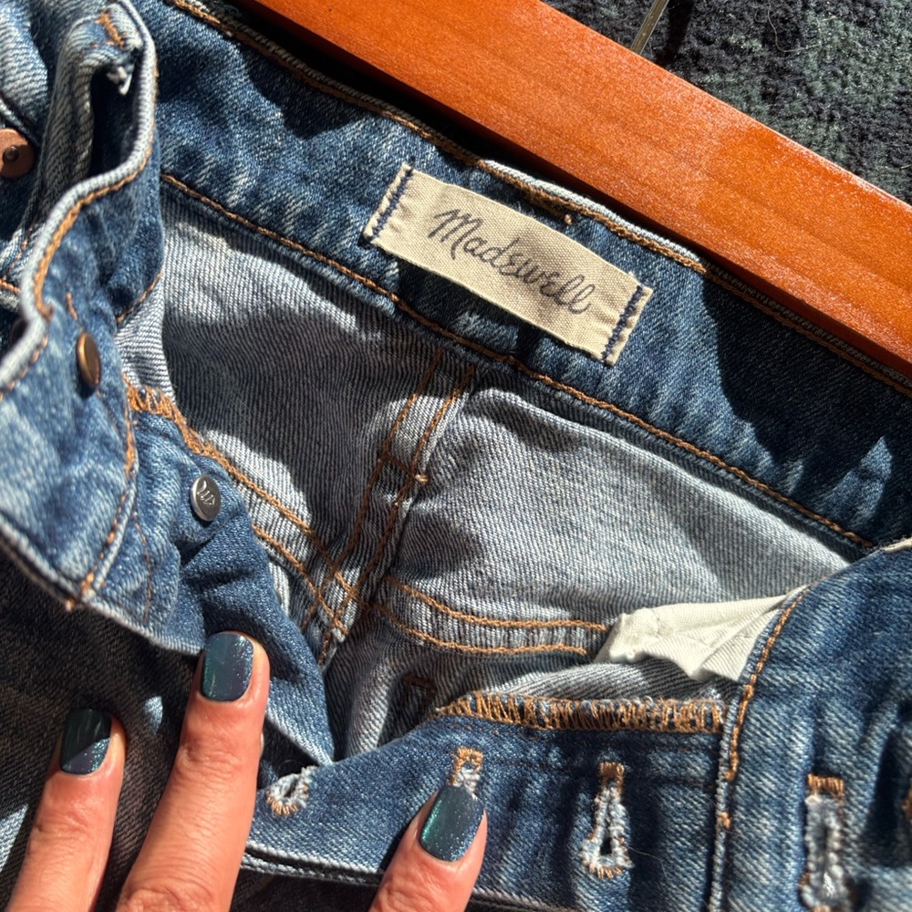 Madewell patchwork cruiser straight - image 4